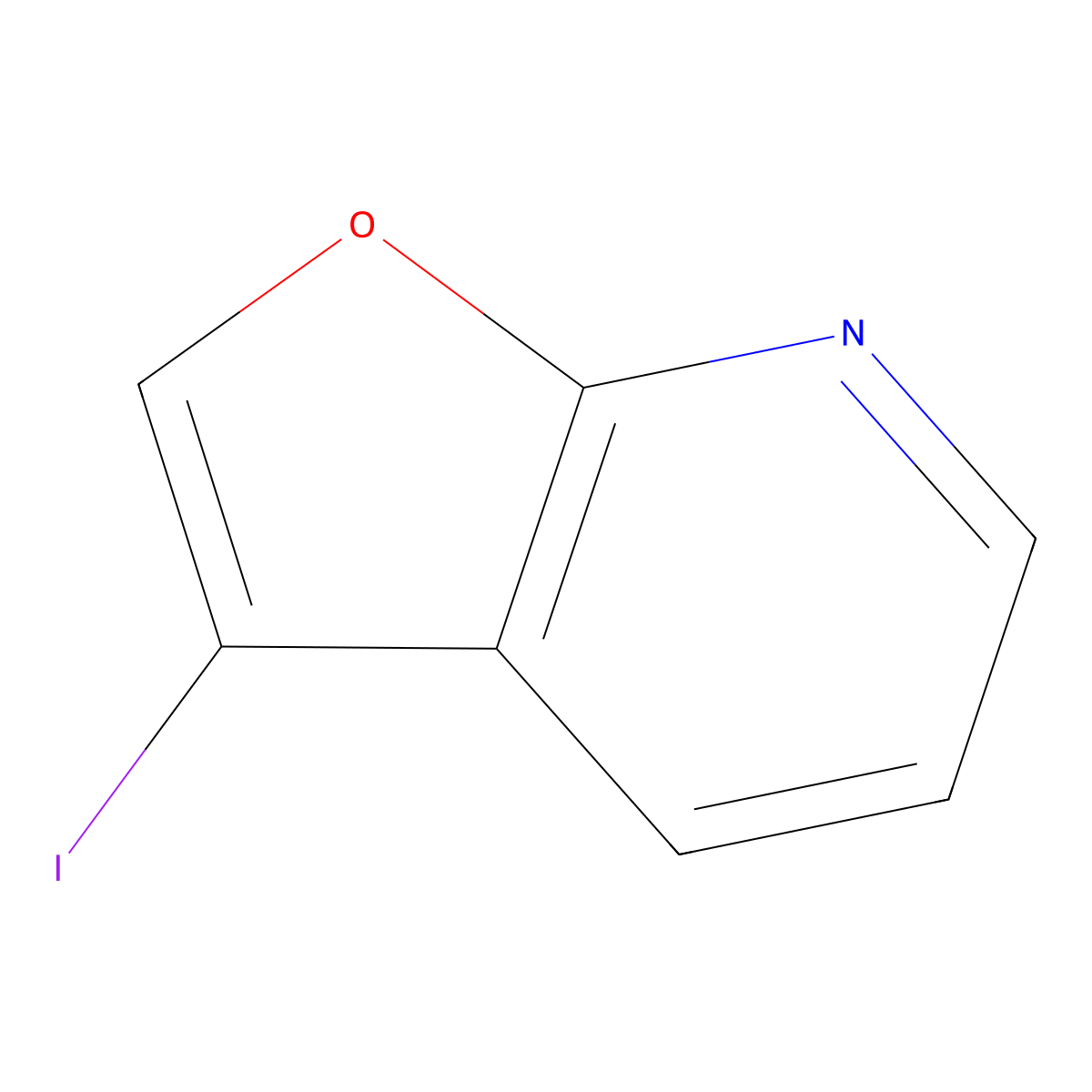 3-Iodofuro[2,3-b]pyridine molecular structure, CAS 2090830-26-3