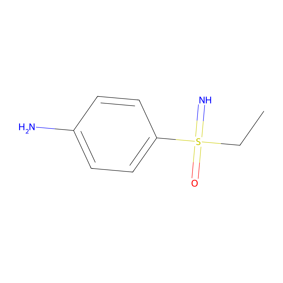 4-(Ethylsulfonimidoyl)aniline molecular structure, CAS 2090835-05-3