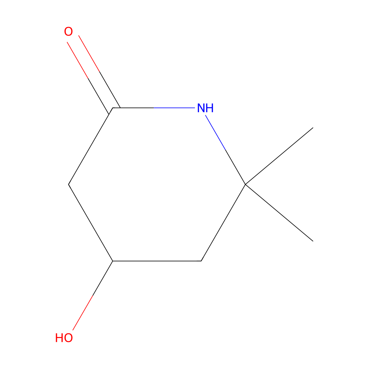 4-Hydroxy-6,6-dimethylpiperidin-2-one molecular structure, CAS 2090852-80-3