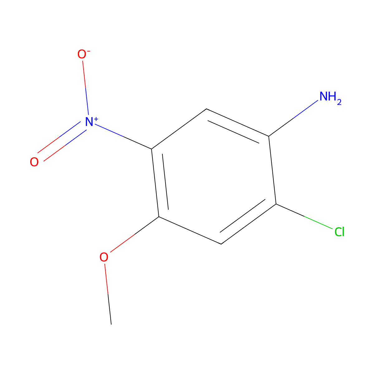 2-Chloro-4-methoxy-5-nitroaniline molecular structure, CAS 2090957-04-1