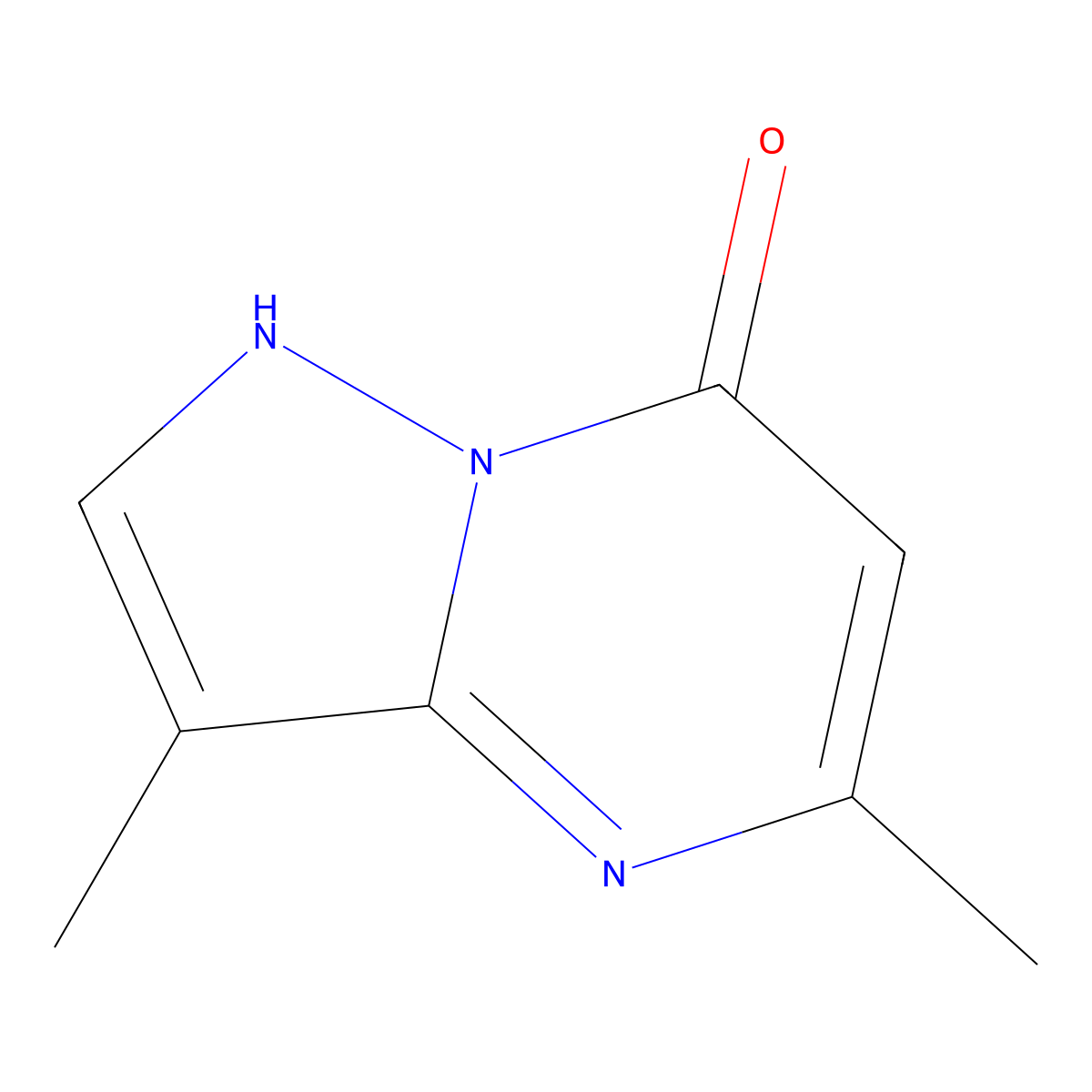 3,5-Dimethylpyrazolo[1,5-a]pyrimidin-7(4H)-one molecular structure, CAS 2090978-79-1