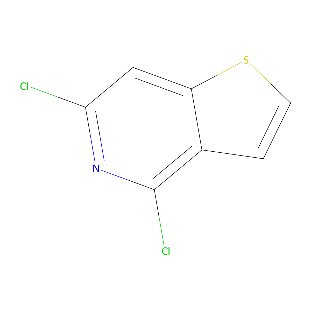 4,6-Dichlorothieno[3,2-c]pyridine molecular structure, CAS 2090989-47-0