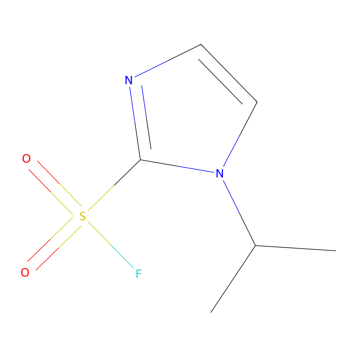 1-Propan-2-ylimidazole-2-sulfonyl fluoride molecular structure, CAS 2091165-48-7