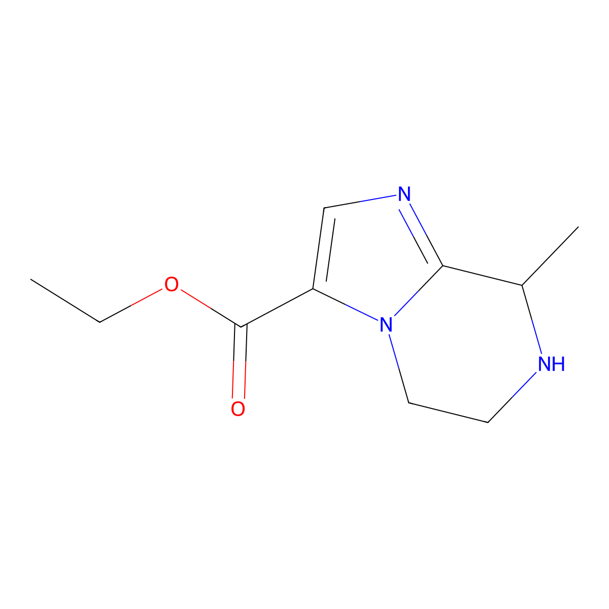 Ethyl 8-Methyl-5,6,7,8-Tetrahydroimidazo[1,2-A]Pyrazine-3-Carboxylate molecular structure, CAS 2091166-30-0