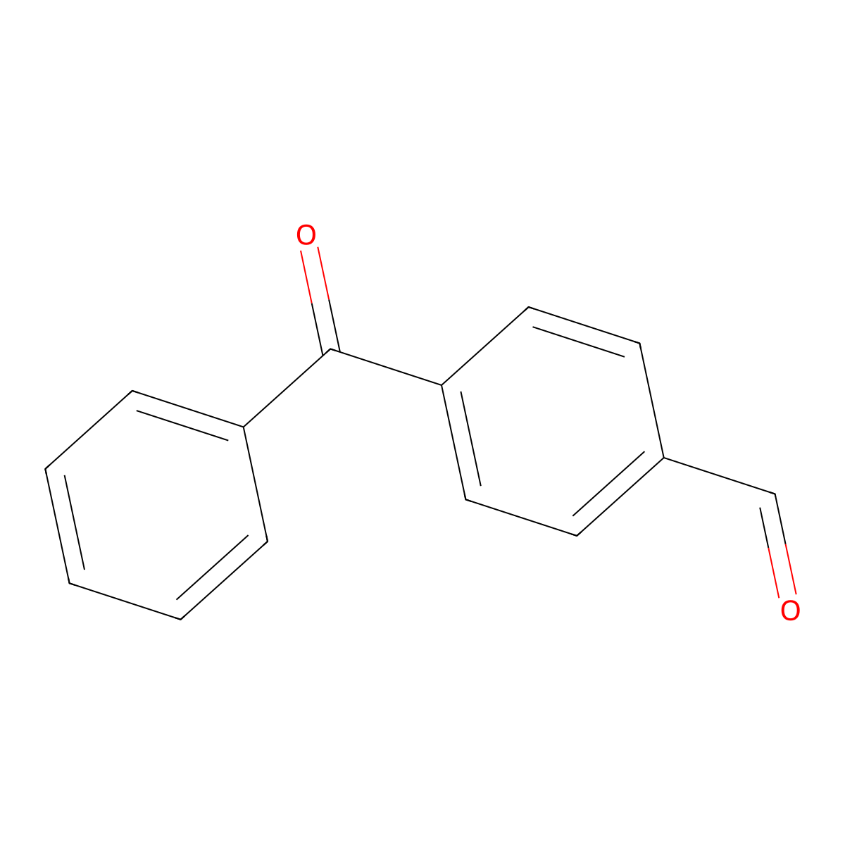 4-Benzoylbenzaldehyde molecular structure, CAS 20912-50-9