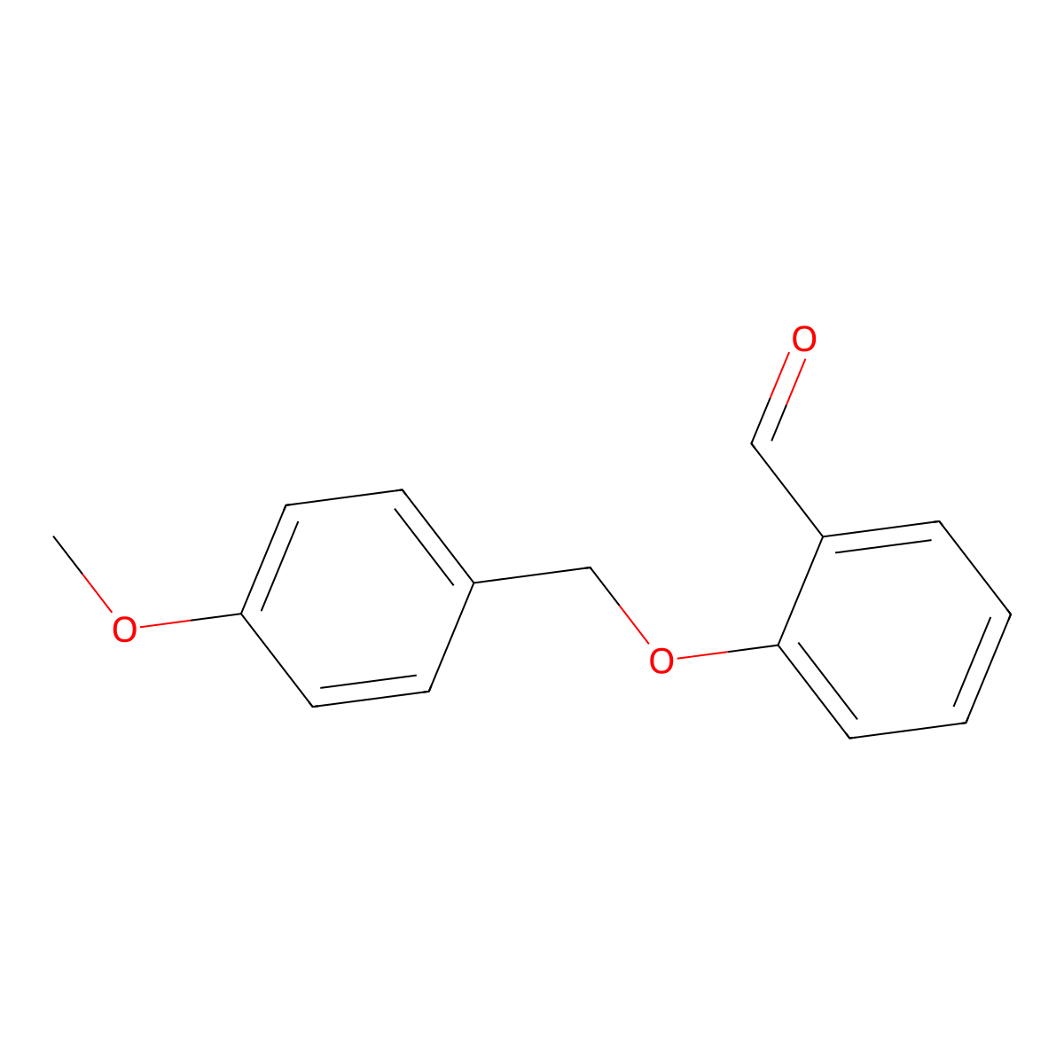 2-((4-Methoxybenzyl)oxy)benzaldehyde molecular structure, CAS 209120-28-5