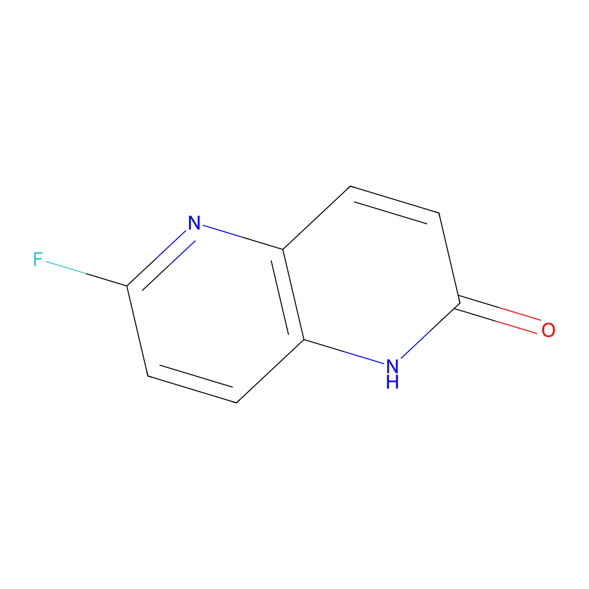6-Fluoro-1,5-naphthyridin-2(1h)-one molecular structure, CAS 2091248-34-7