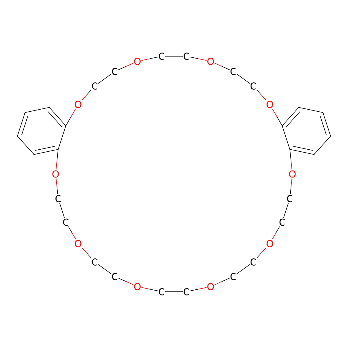 6,7,9,10,12,13,15,16,18,19,26,27,29,30,32,33-Hexadecahydrodibenzo[b,N][1,4,7,10,13,16,19,22,25,28]decaoxacyclotriacontine molecular structure, CAS 209126-15-8