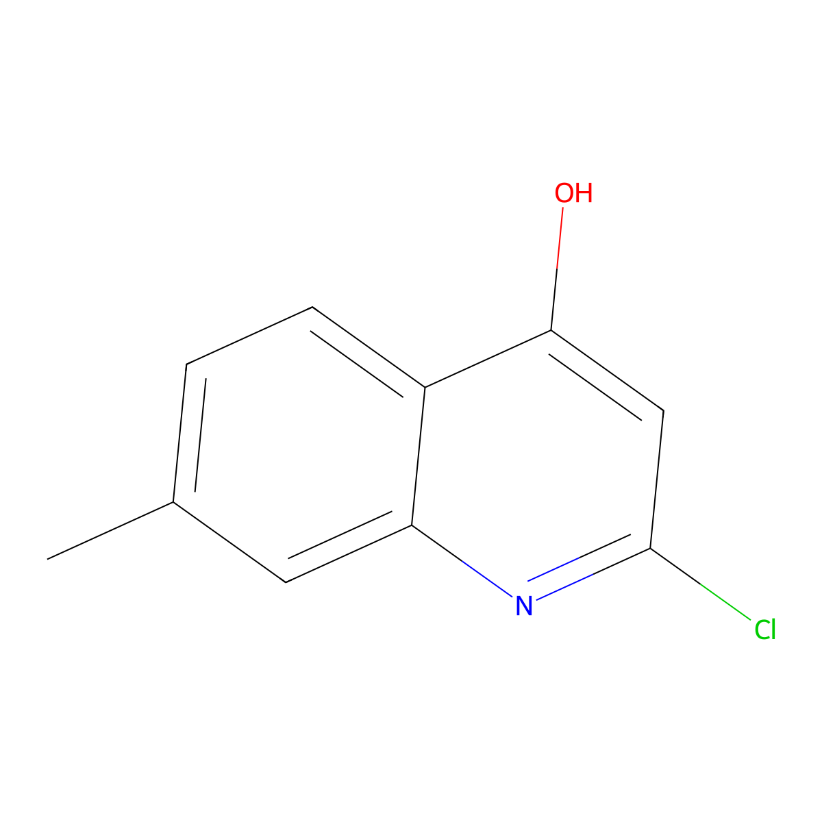 2-Chloro-7-methylquinolin-4-ol molecular structure, CAS 2091295-71-3