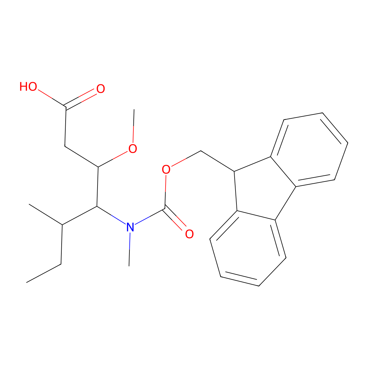(3R,4S,5S)-4-[[(1,1-Dimethylethoxy)carbonyl]methylamino]-3-methoxy-5-methylheptanoic acid molecular structure, CAS 2091306-19-1