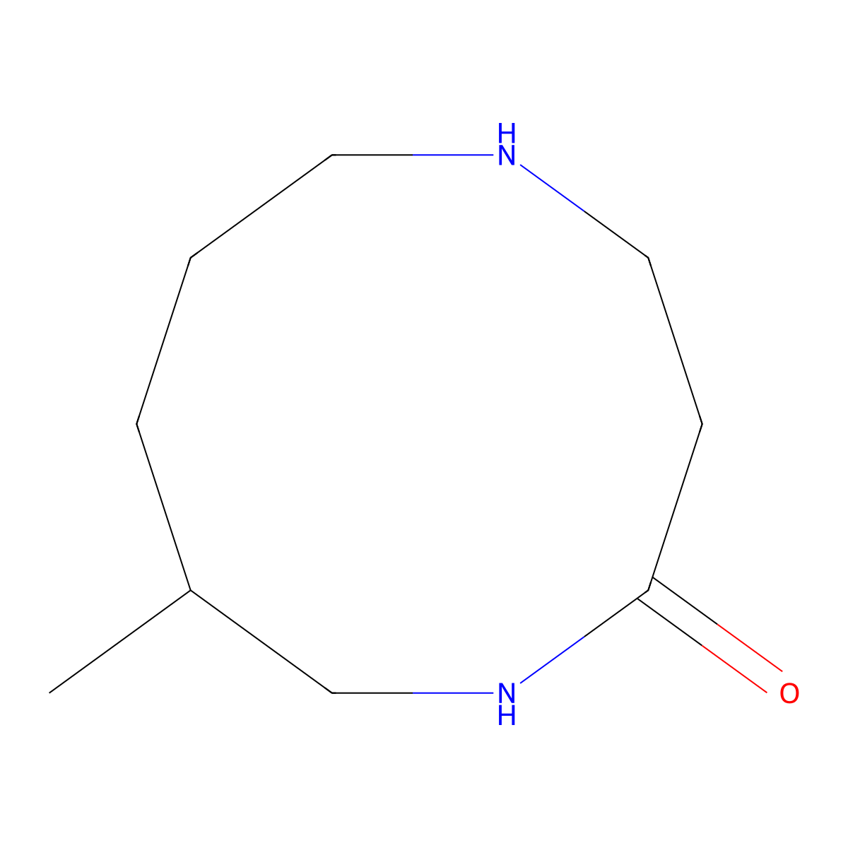 9-Methyl-1,5-diazecan-2-one molecular structure, CAS 2091355-51-8