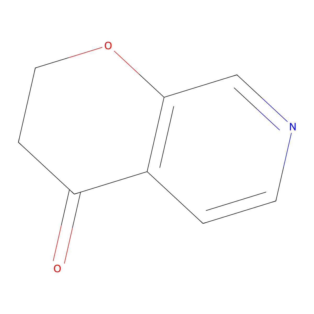 2H,3H,4H-pyrano(2,3-c)pyridin-4-one molecular structure, CAS 2091452-31-0