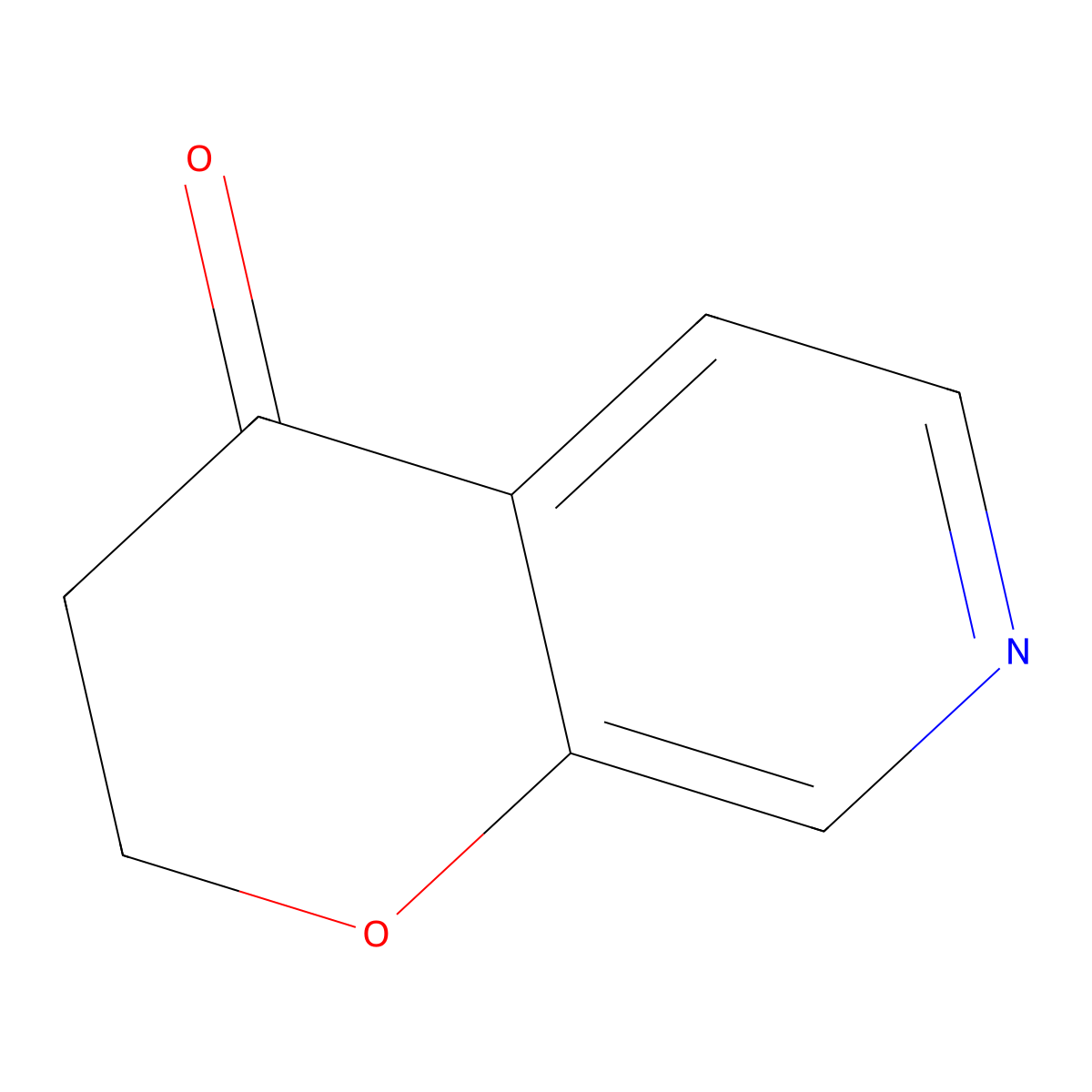 2H,3H,4H-pyrano(2,3-c)pyridin-4-one molecular structure, CAS 2091452-31-0