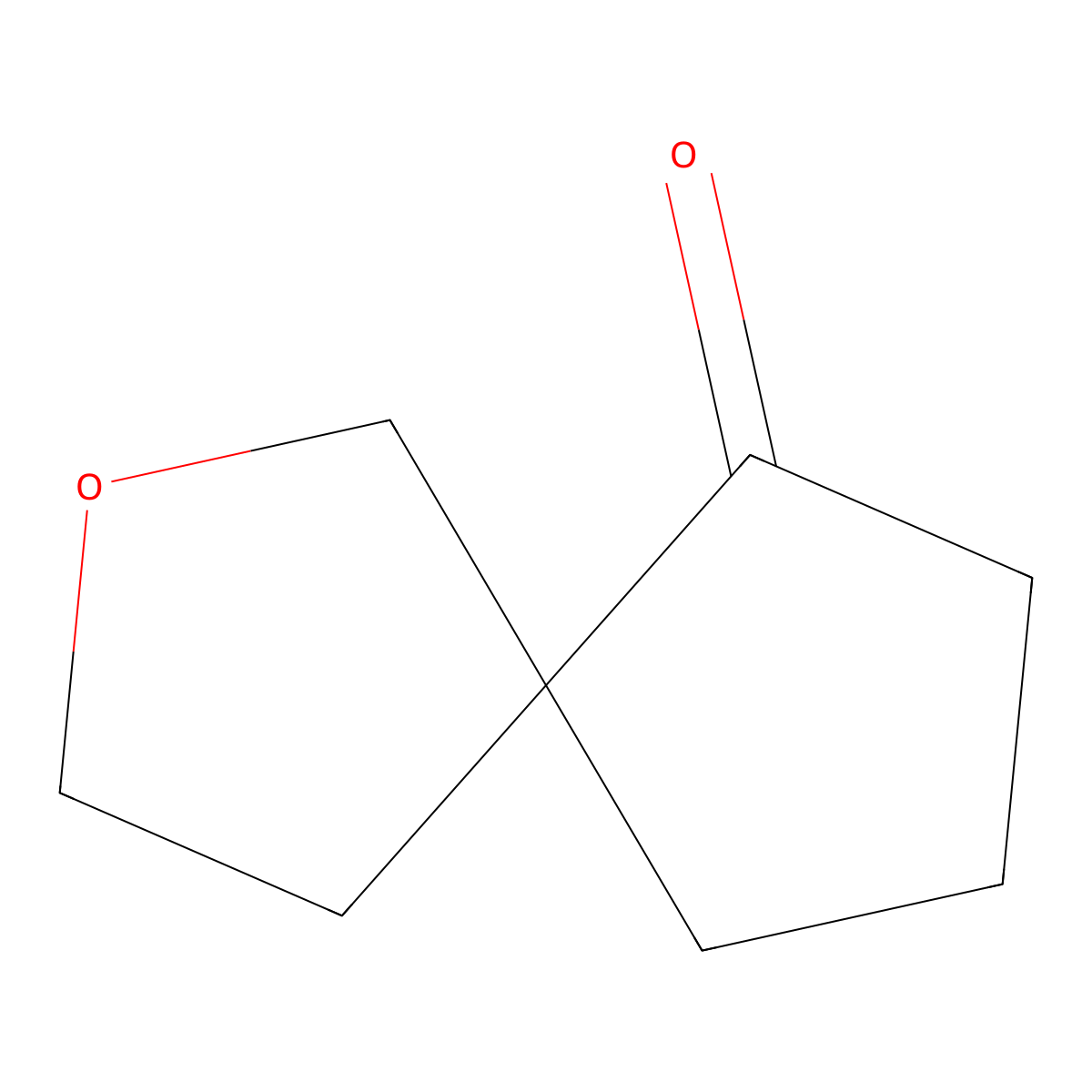 2-Oxaspiro[4.4]nonan-6-one molecular structure, CAS 2091473-97-9