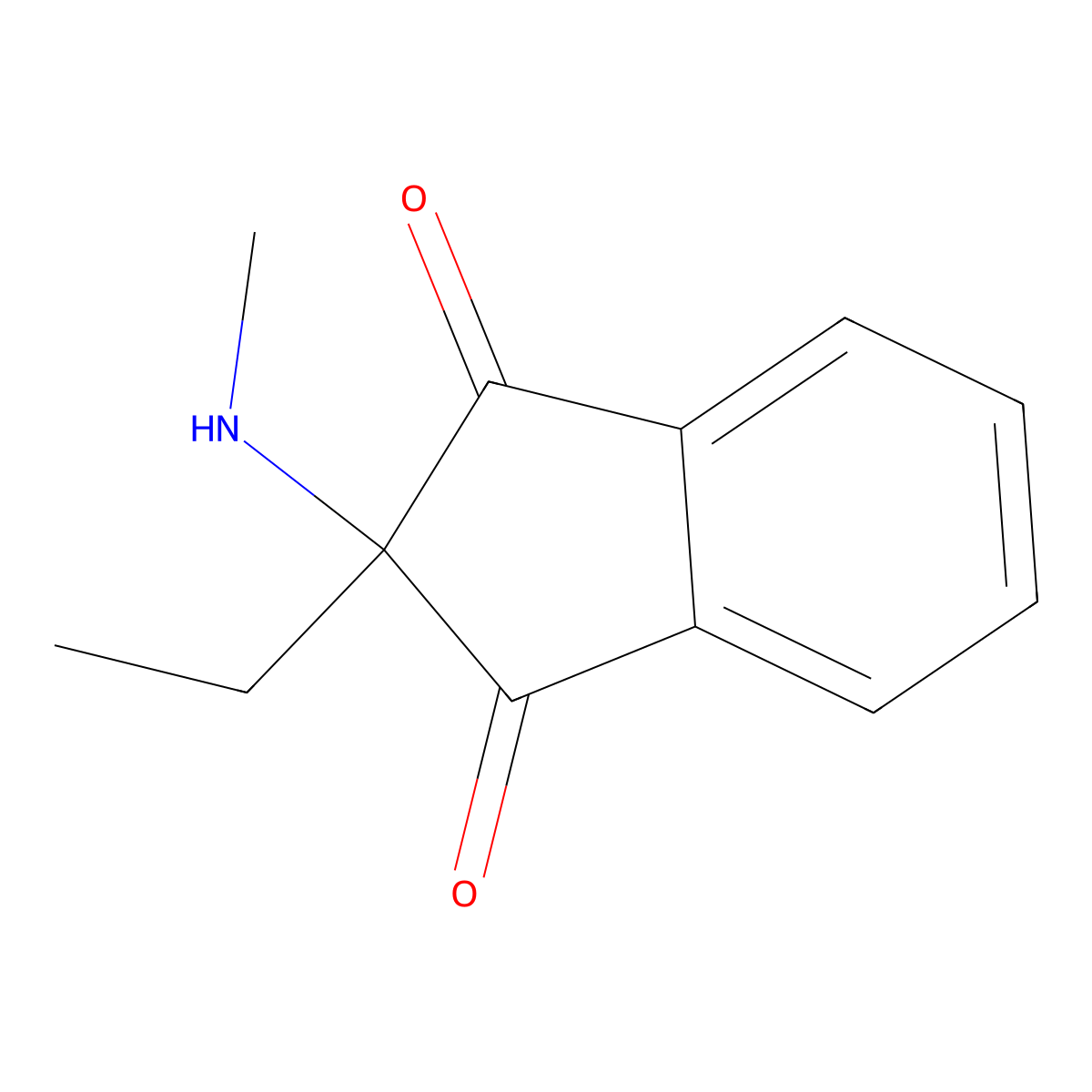 Methindione molecular structure, CAS 20915-57-5