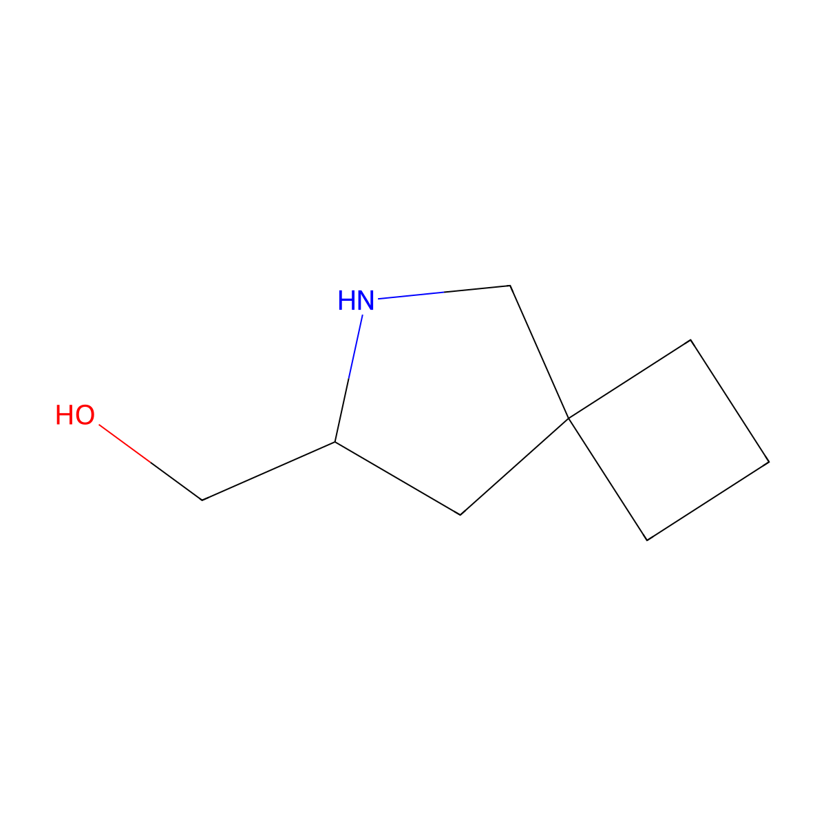 {6-Azaspiro[3.4]octan-7-yl}methanol molecular structure, CAS 2091574-87-5