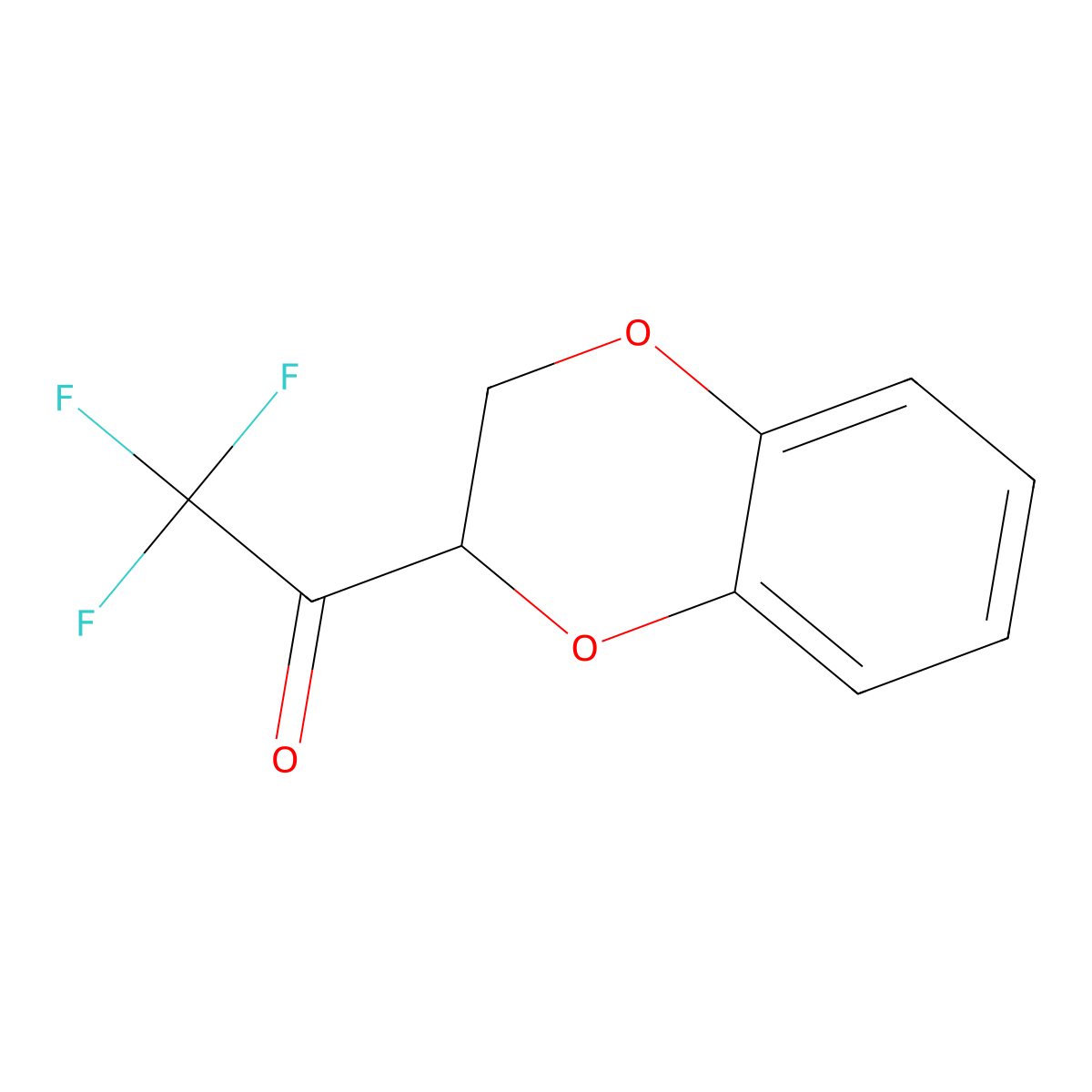 1-(2,3-Dihydrobenzo[b][1,4]dioxin-2-yl)-2,2,2-trifluoroethan-1-one molecular structure, CAS 2091613-32-8