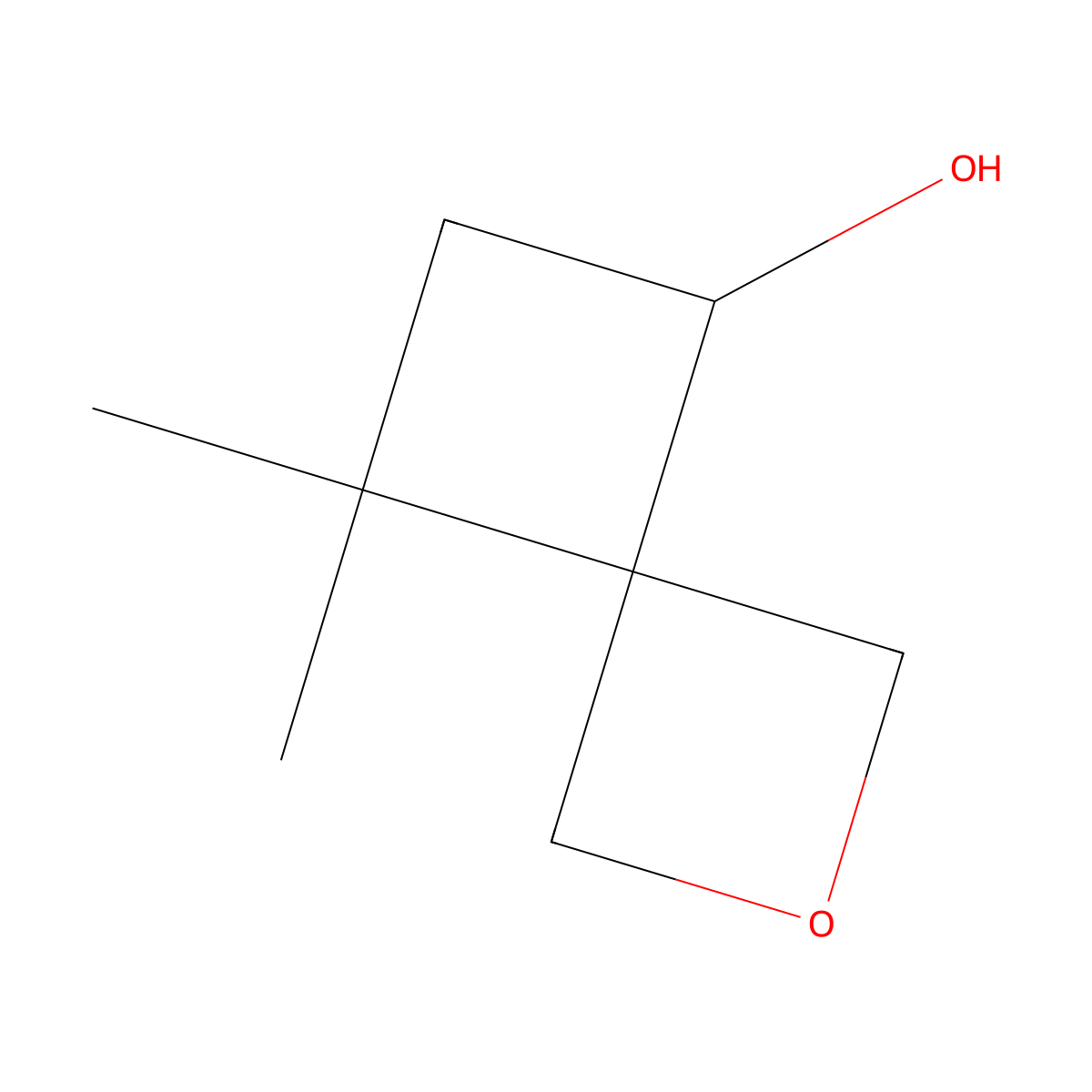 7,7-Dimethyl-2-oxaspiro[3.3]heptan-5-ol molecular structure, CAS 2091637-94-2