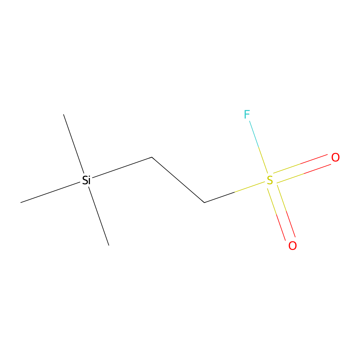 2-(Trimethylsilyl)ethane-1-sulfonyl fluoride molecular structure, CAS 2091647-40-2