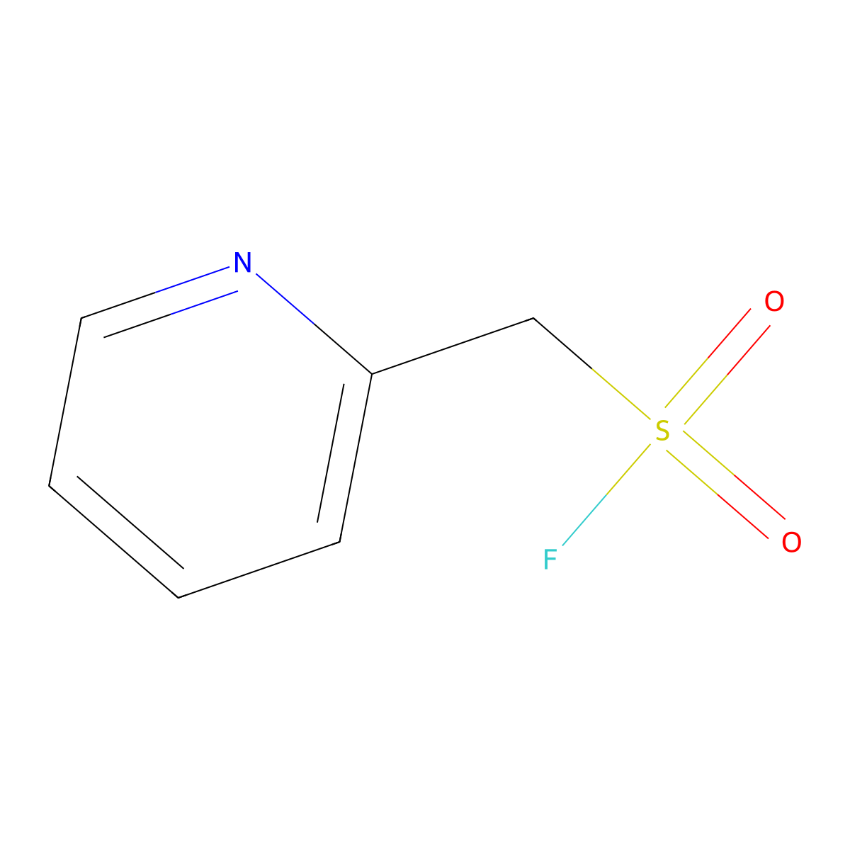 (Pyridin-2-yl)methanesulfonyl fluoride molecular structure, CAS 2091652-76-3