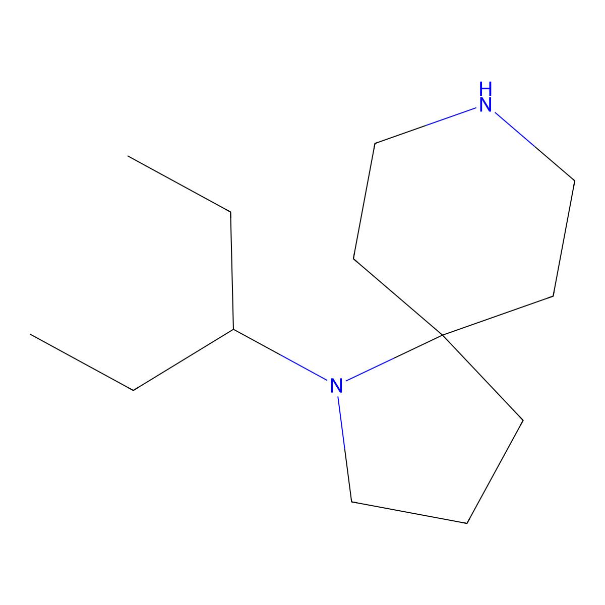 1-(Pentan-3-yl)-1,8-diazaspiro[4.5]decane molecular structure, CAS 2091677-44-8