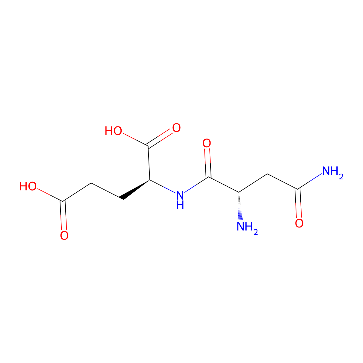 Asn-Glu molecular structure, CAS 20917-58-2