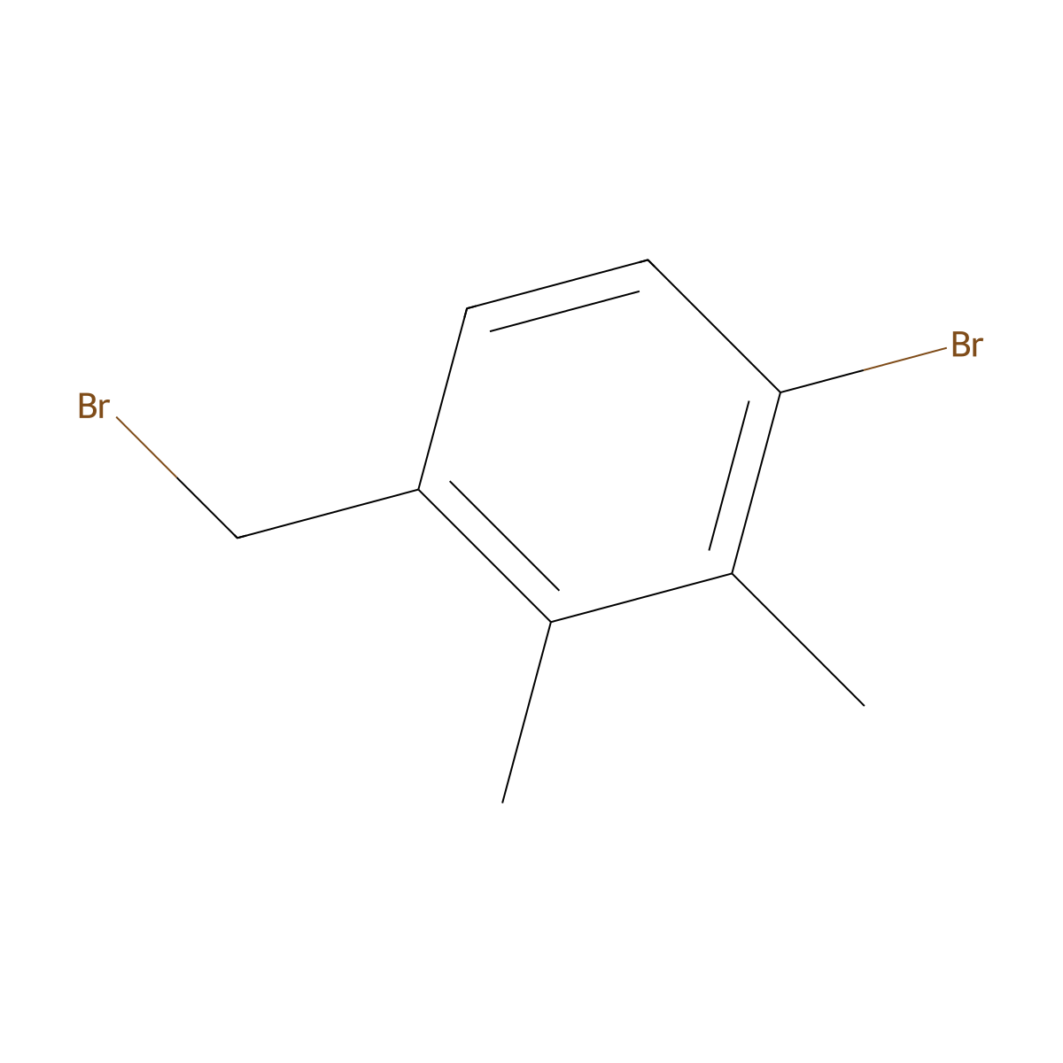 1-Bromo-4-(bromomethyl)-2,3-dimethylbenzene molecular structure, CAS 2091726-46-2