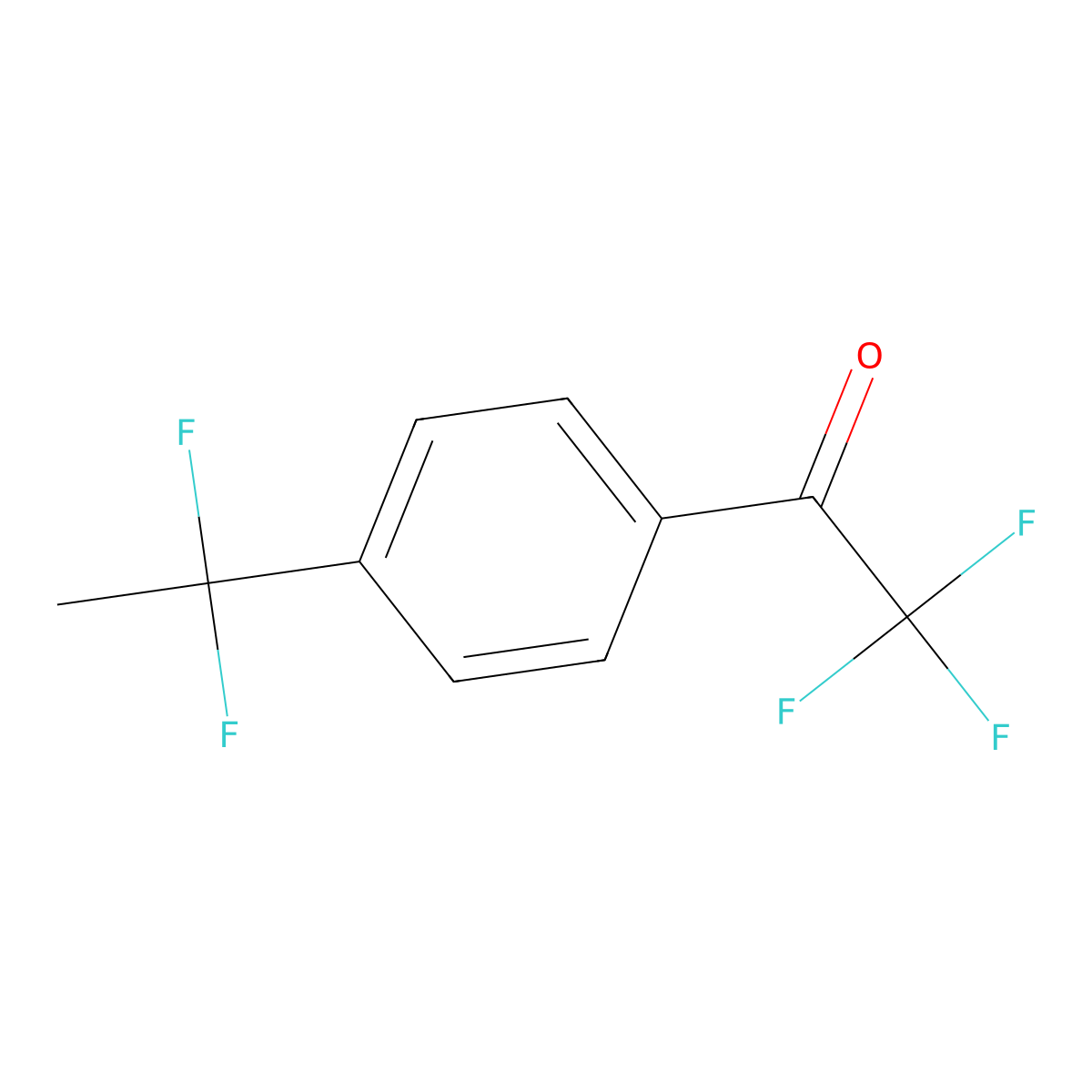 4'-(1,1-Difluoroethyl)-2,2,2-trifluoroacetophenone molecular structure, CAS 2091735-09-8