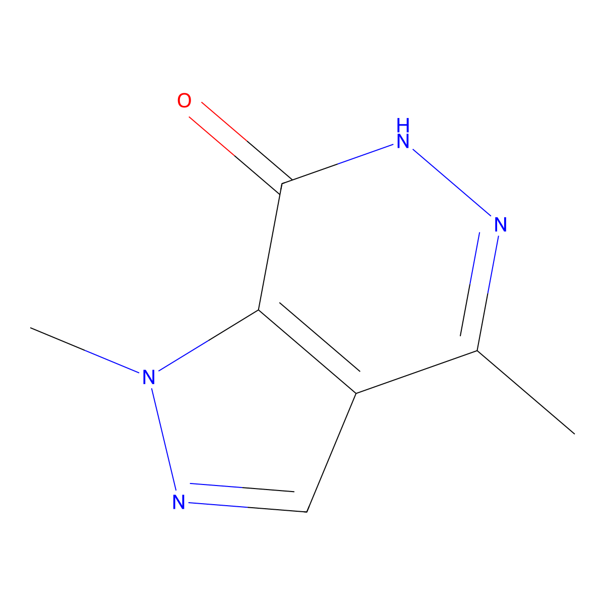 1,4-dimethyl-1H-pyrazolo[3,4-d]pyridazin-7-ol molecular structure, CAS 2091778-76-4