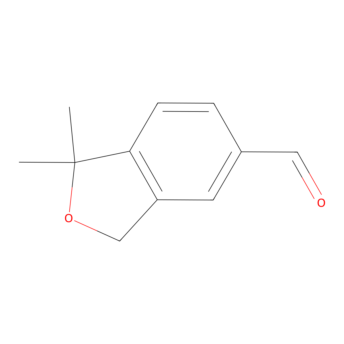 1,1-Dimethyl-1,3-dihydro-2-benzofuran-5-carbaldehyde molecular structure, CAS 2091788-15-5