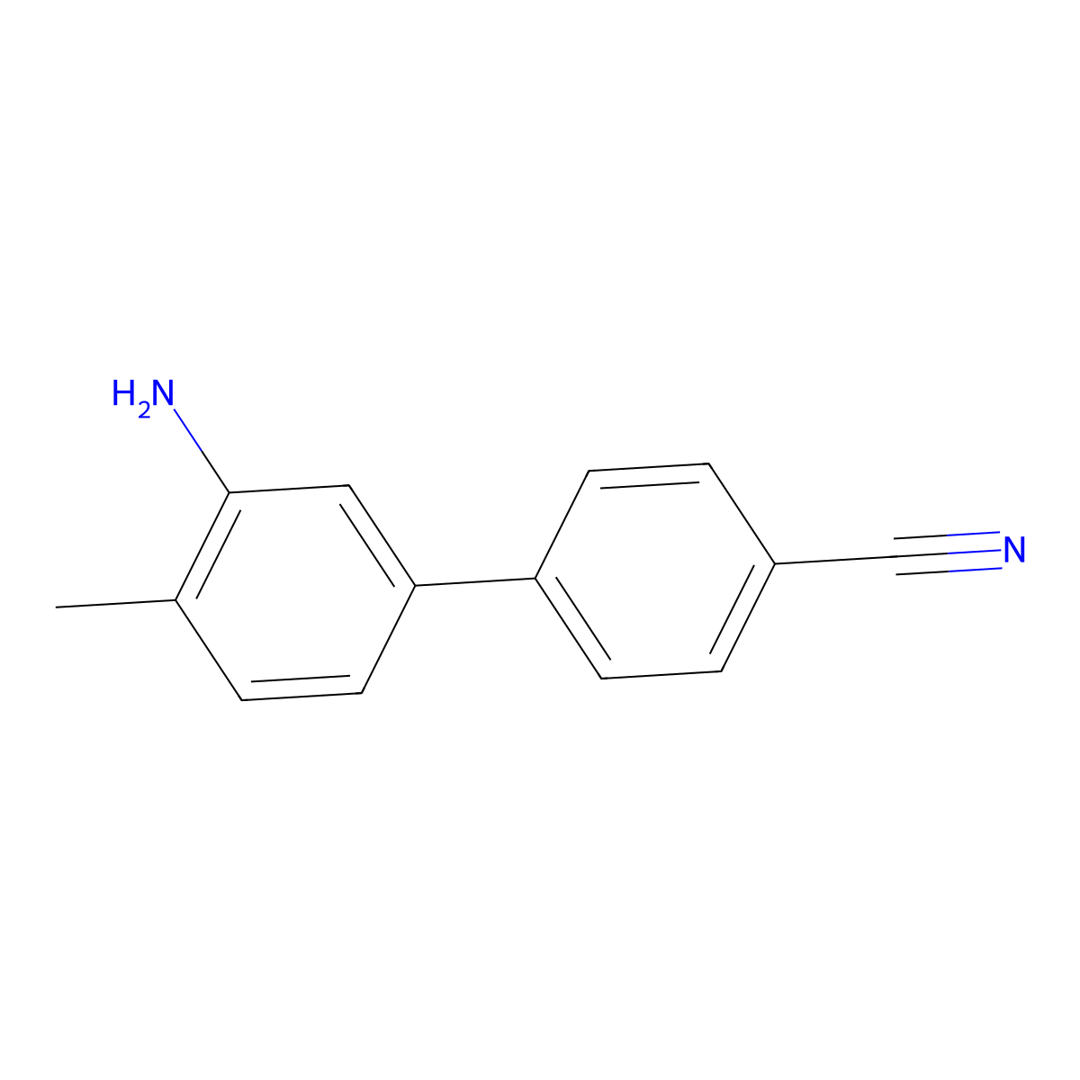 4-(3-Amino-4-methylphenyl)benzonitrile molecular structure, CAS 2091951-36-7
