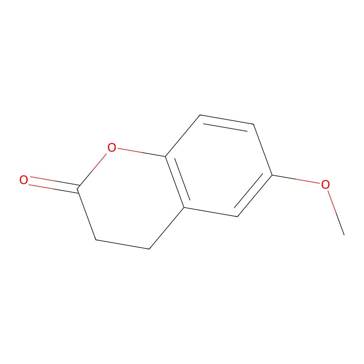 6-Methoxychroman-2-one molecular structure, CAS 20920-98-3