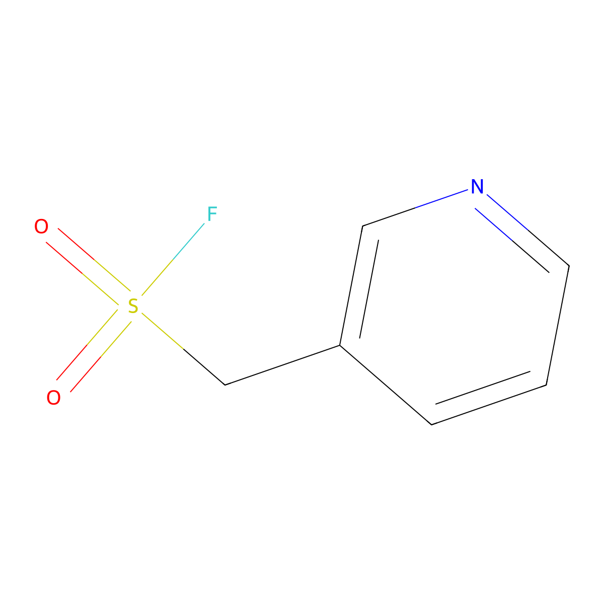 (Pyridin-3-yl)methanesulfonyl fluoride molecular structure, CAS 2092038-85-0