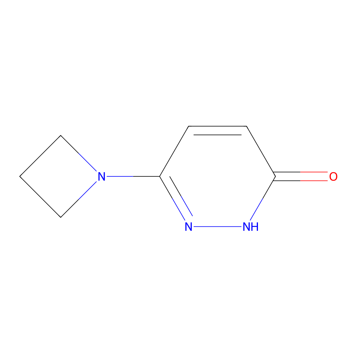 6-(Azetidin-1-yl)pyridazin-3-ol molecular structure, CAS 2092067-22-4