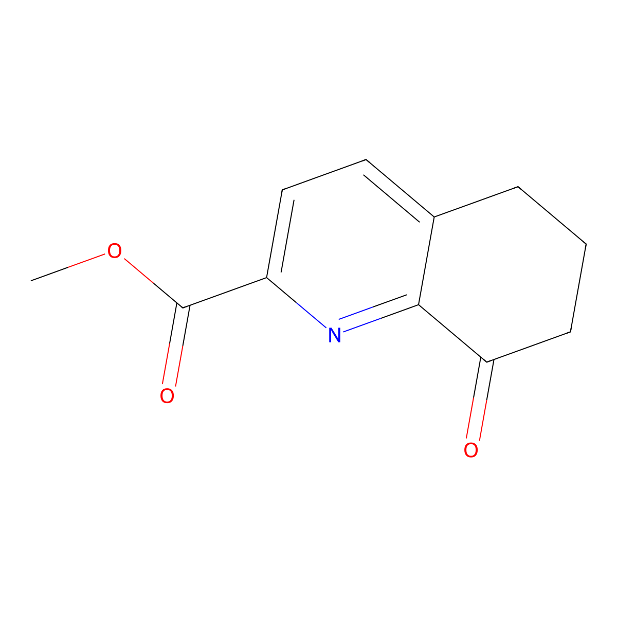 Methyl 8-oxo-5,6,7,8-tetrahydroquinoline-2-carboxylate molecular structure, CAS 2092084-32-5