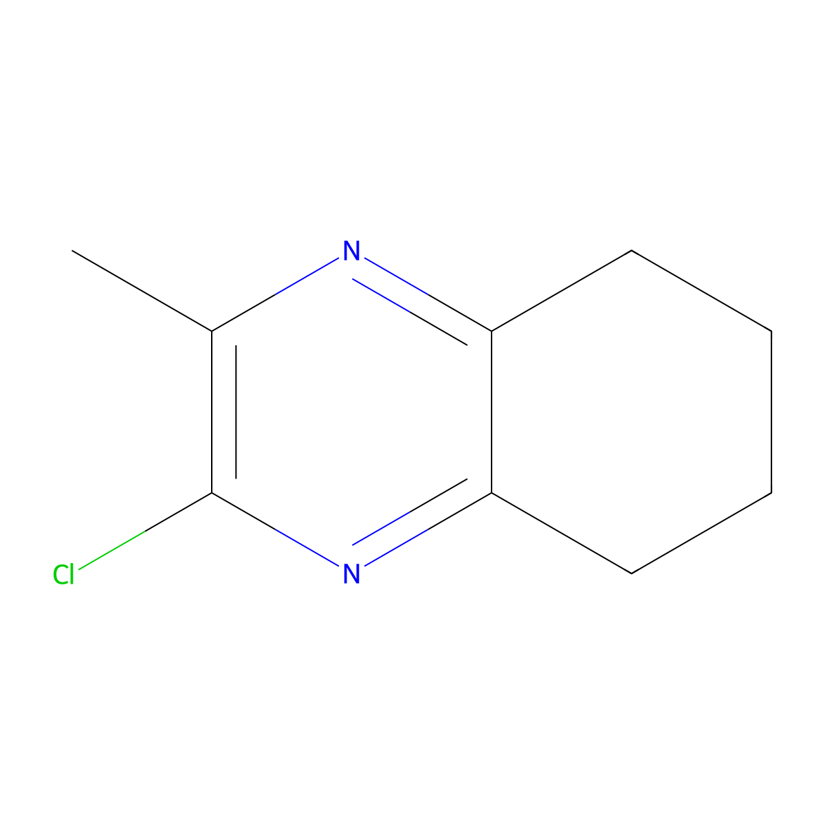 2-Chloro-3-methyl-5,6,7,8-tetrahydroquinoxaline molecular structure, CAS 2092101-97-6