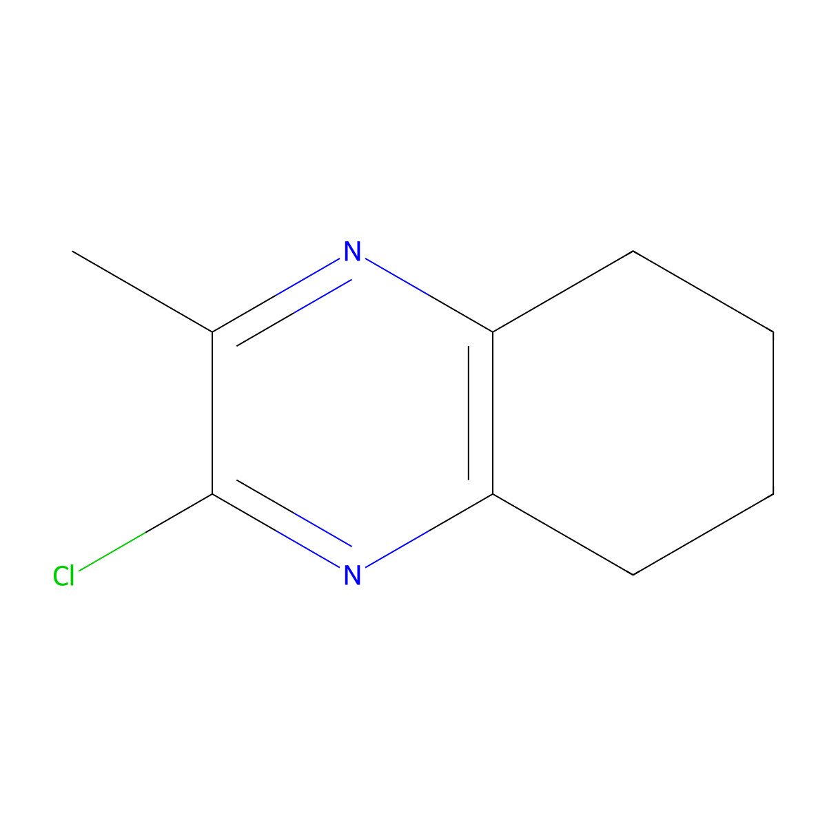 2-Chloro-3-methyl-5,6,7,8-tetrahydroquinoxaline molecular structure, CAS 2092101-97-6
