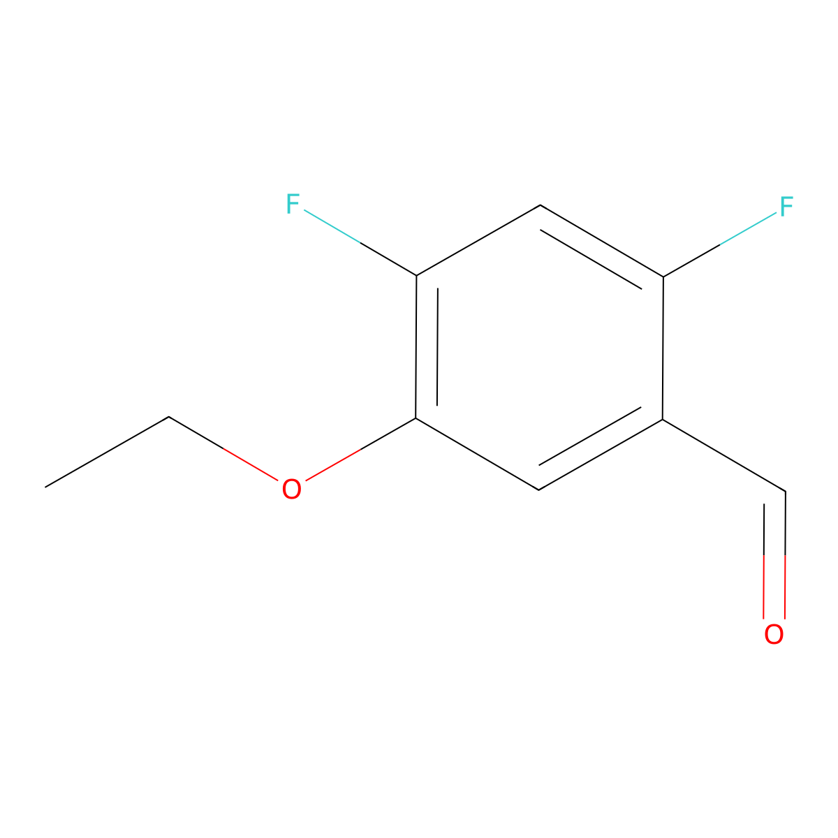 5-Ethoxy-2,4-difluorobenzaldehyde molecular structure, CAS 2092187-03-4