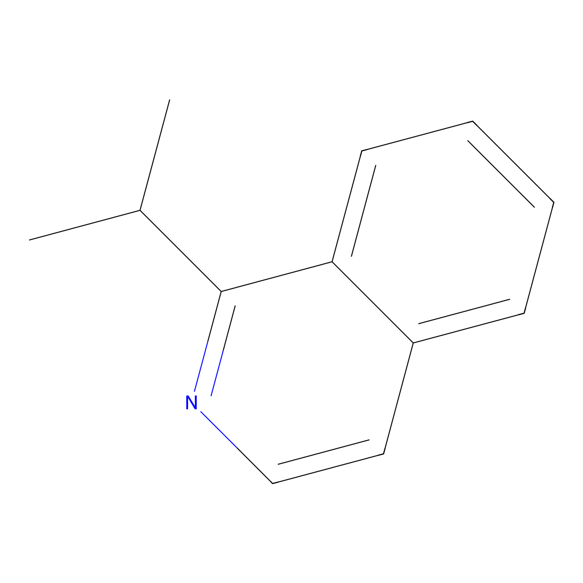 1-(Propan-2-yl)isoquinoline molecular structure, CAS 20922-03-6