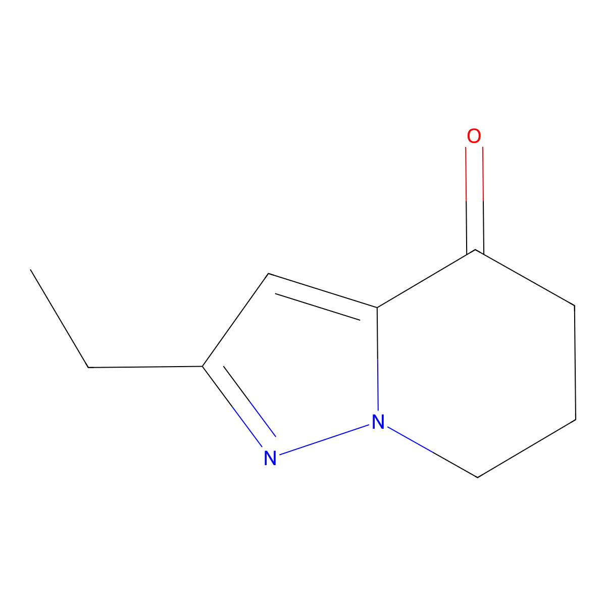 2-Ethyl-4H,5H,6H,7H-pyrazolo[1,5-a]pyridin-4-one molecular structure, CAS 2092330-71-5