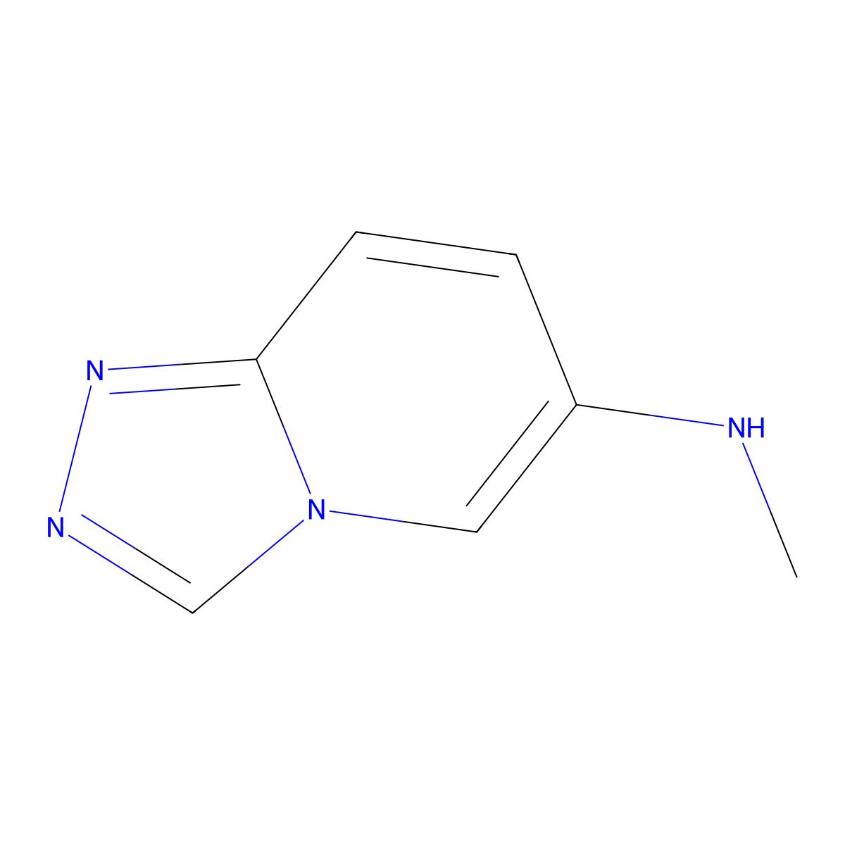 N-Methyl-[1,2,4]triazolo[4,3-a]pyridin-6-amine molecular structure, CAS 2092338-27-5