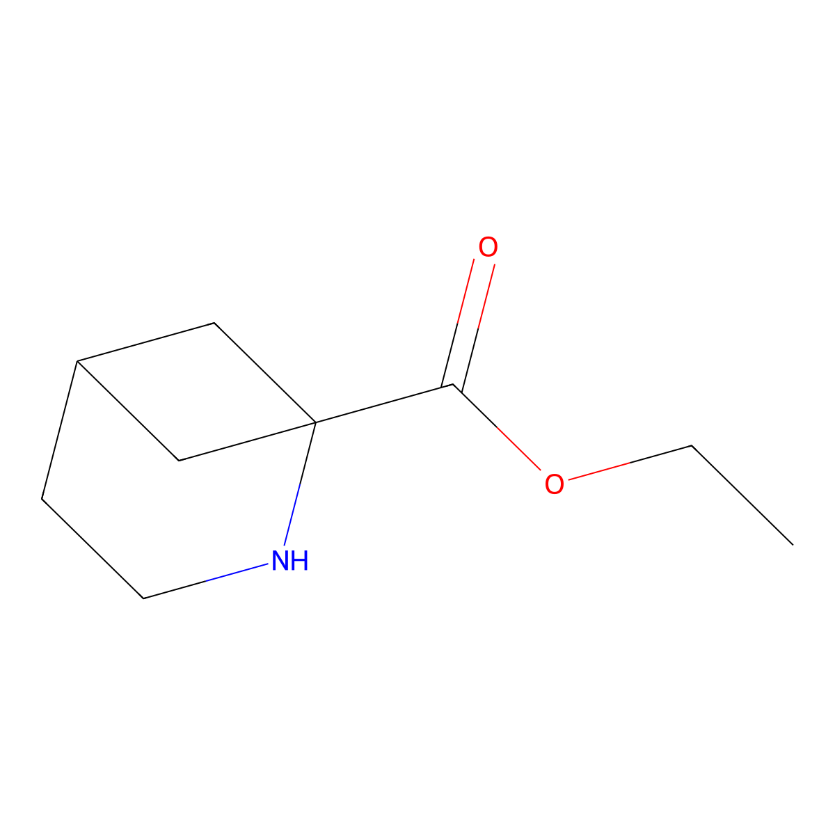 Ethyl 2-azabicyclo[3.1.1]heptane-1-carboxylate molecular structure, CAS 2092378-52-2