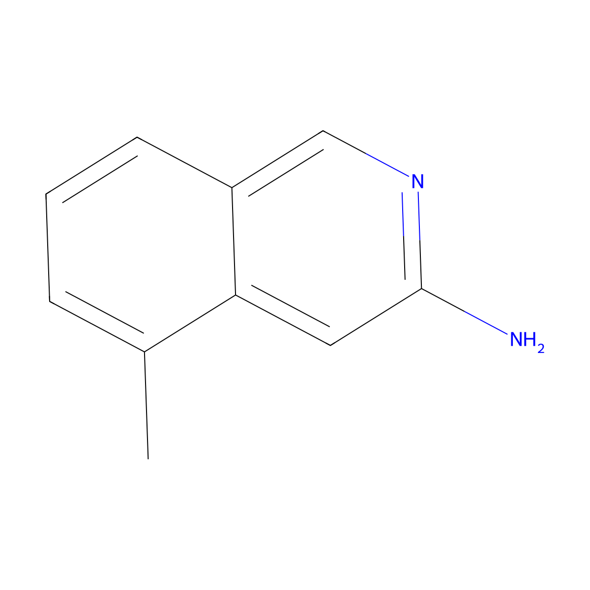 5-Methylisoquinolin-3-amine molecular structure, CAS 2092393-60-5