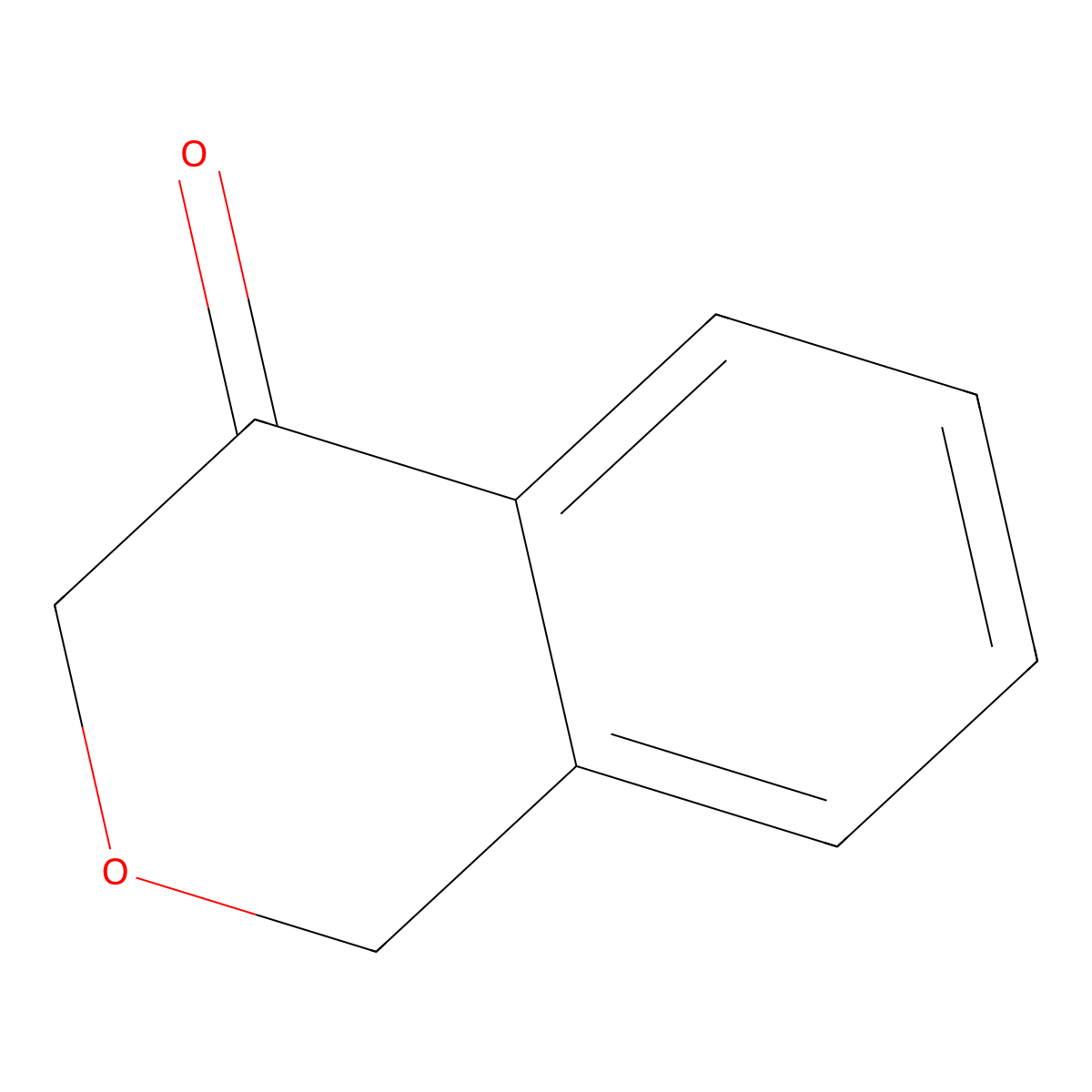 3,4-dihydro-1H-2-benzopyran-4-one molecular structure, CAS 20924-56-5