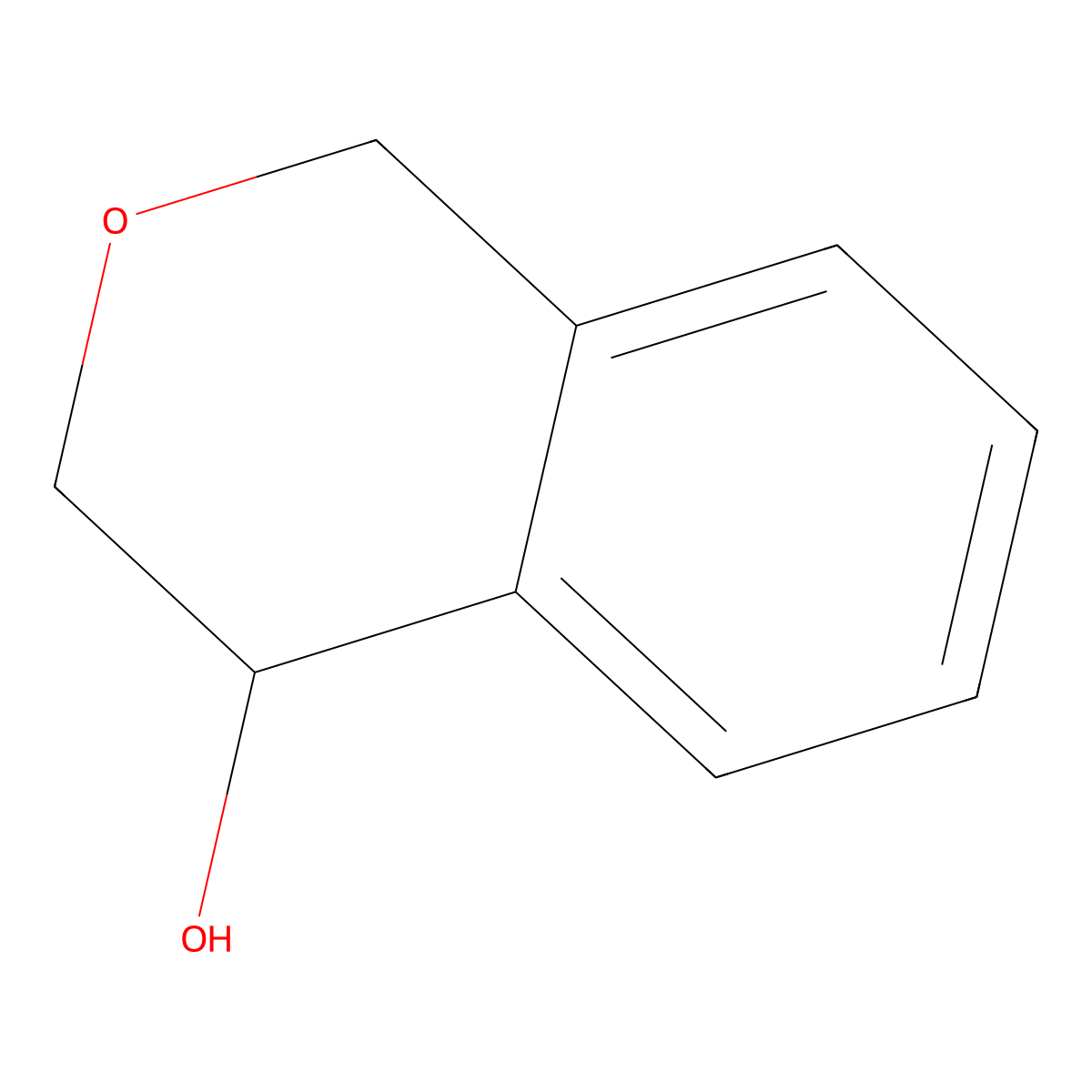 Isochroman-4-ol molecular structure, CAS 20924-57-6