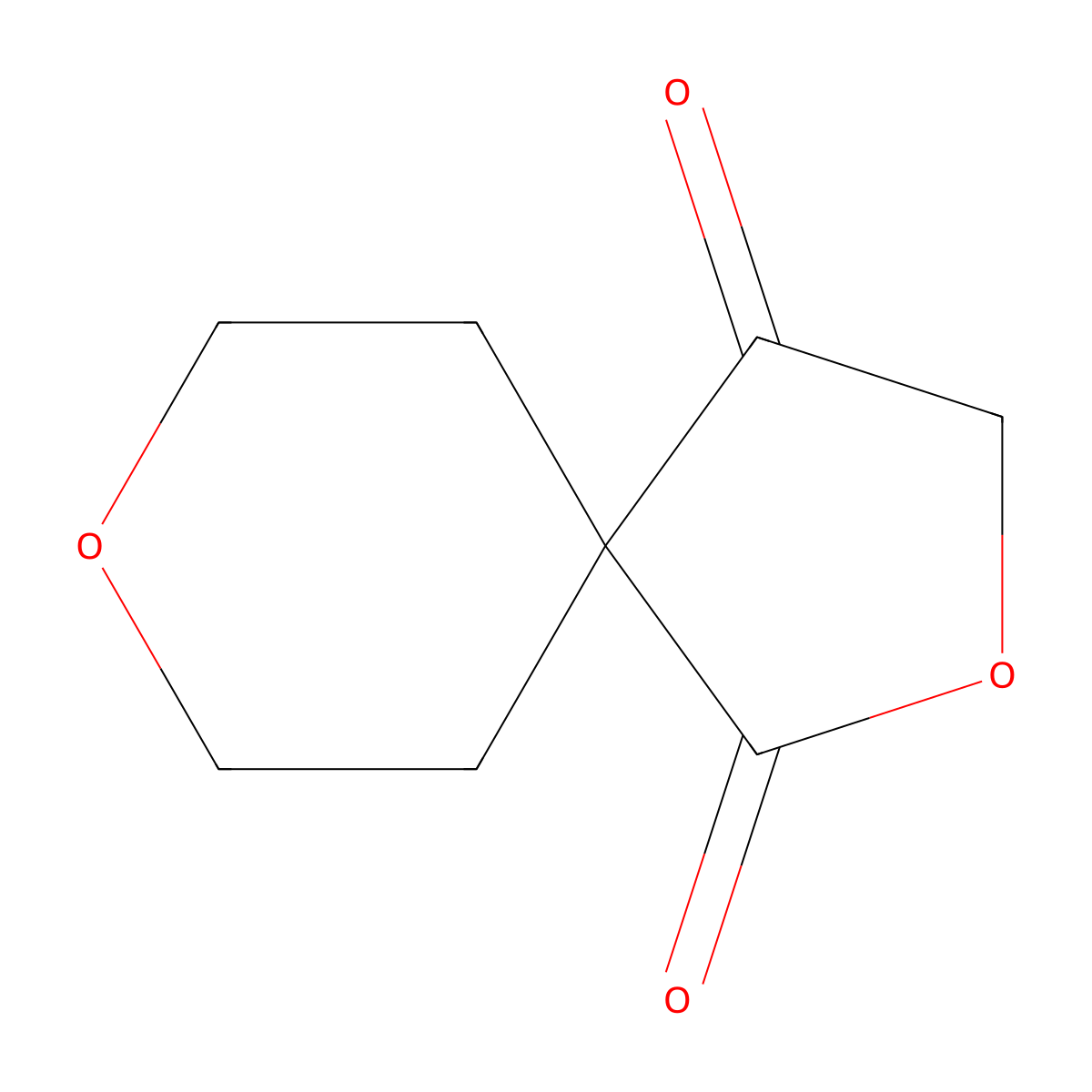 2,8-Dioxaspiro(4.5)decane-1,4-dione molecular structure, CAS 2092415-35-3