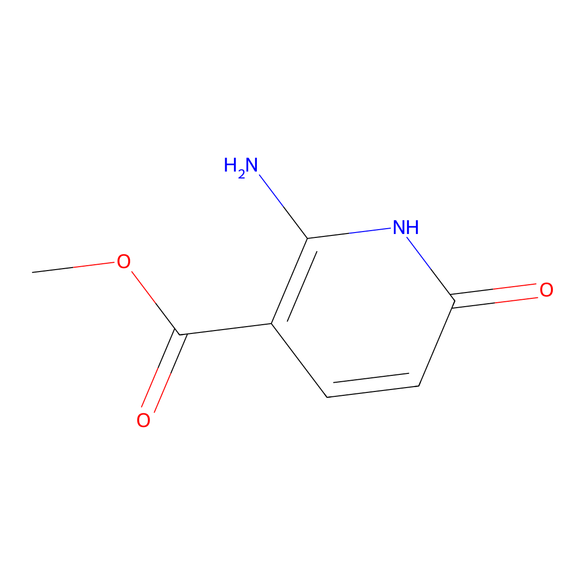 Methyl2-amino-6-hydroxypyridine-3-carboxylate molecular structure, CAS 2092473-63-5