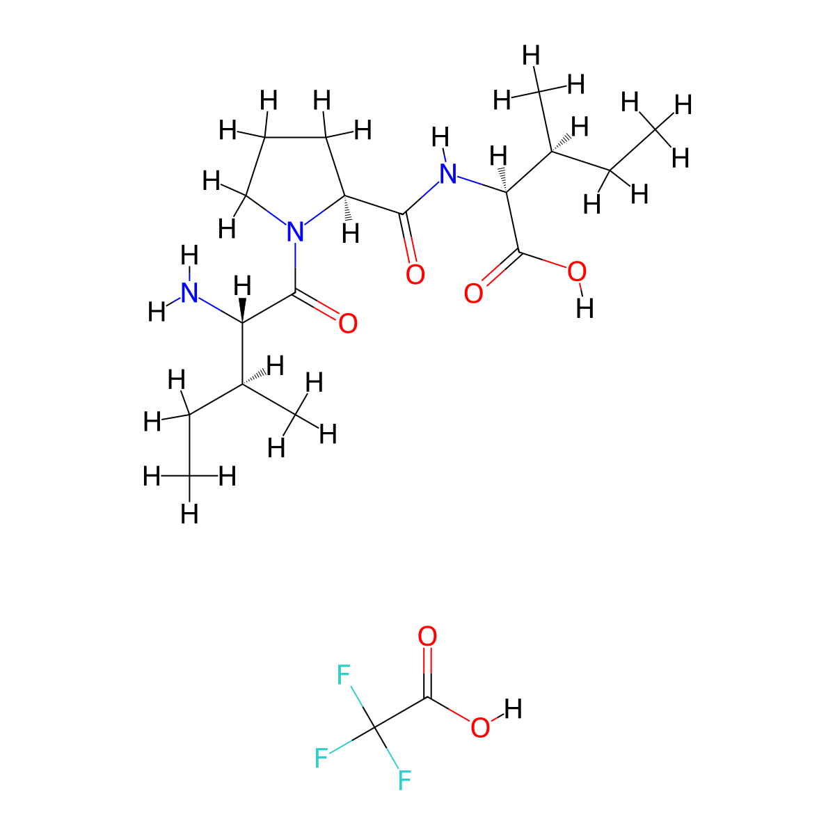 Diprotin A (TFA) molecular structure, CAS 209248-71-5