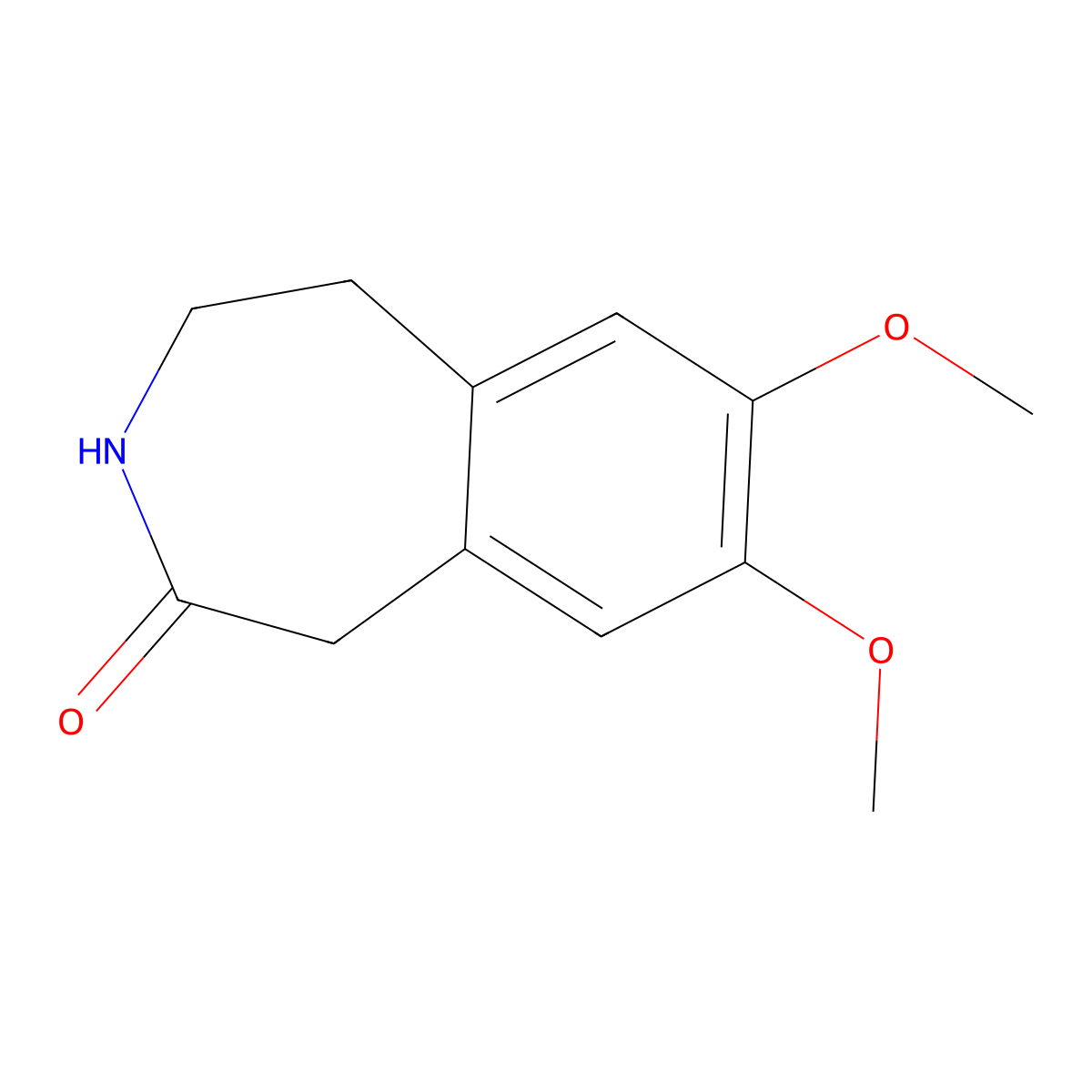 7,8-dimethoxy-2,3,4,5-tetrahydro-1H-3-benzazepin-2-one molecular structure, CAS 20925-64-8
