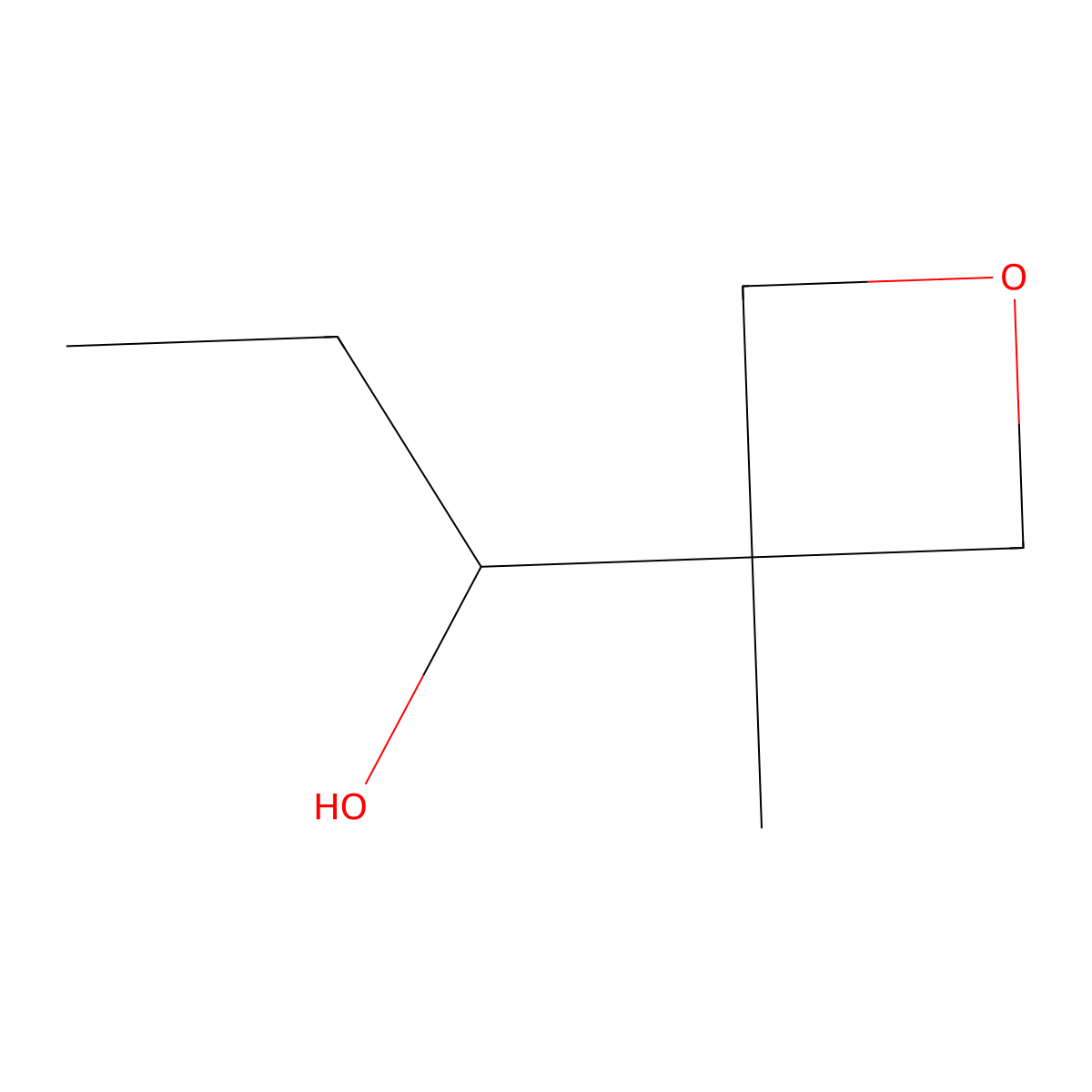 1-(3-Methyloxetan-3-yl)propan-1-ol molecular structure, CAS 2092509-38-9